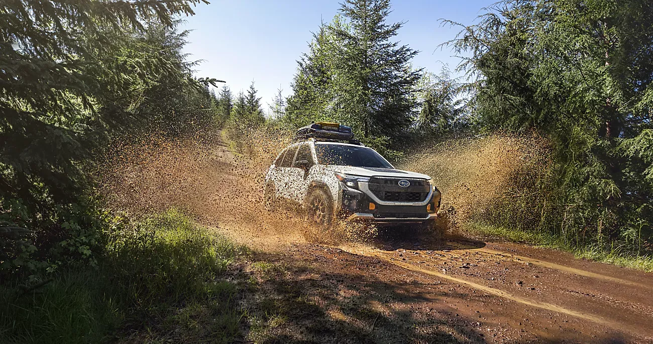 Standard Symmetrical All-Wheel Drive on the Forester