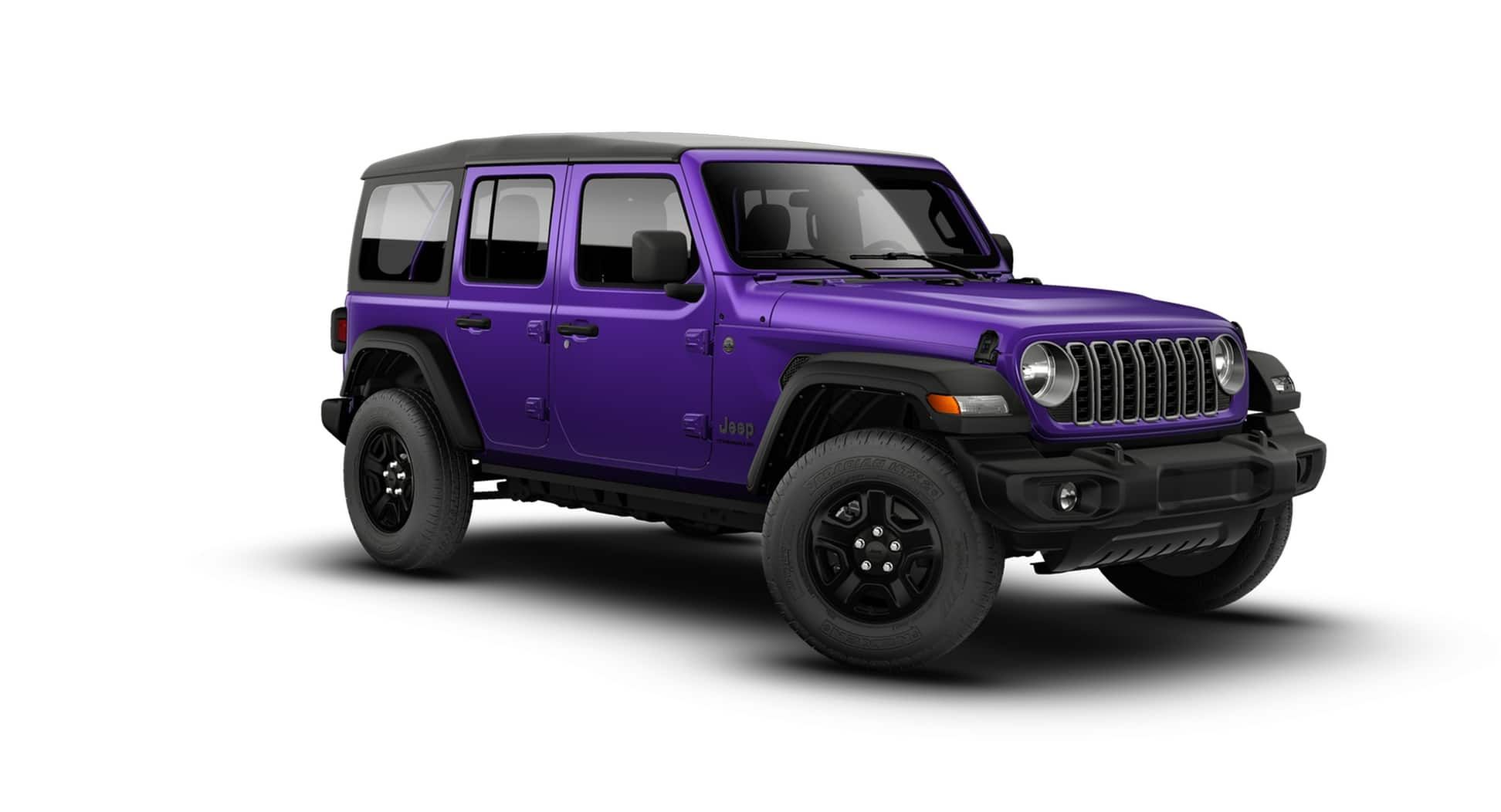Can I choose the exterior color for my Wrangler Sport?