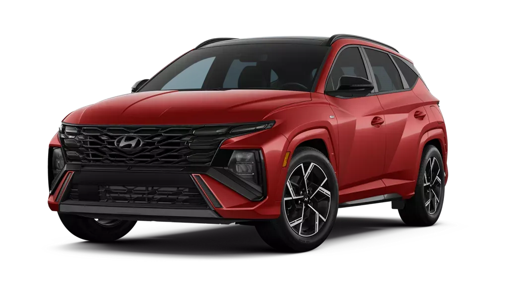 Learn more about the N Line trim available with the Tucson Hybrid