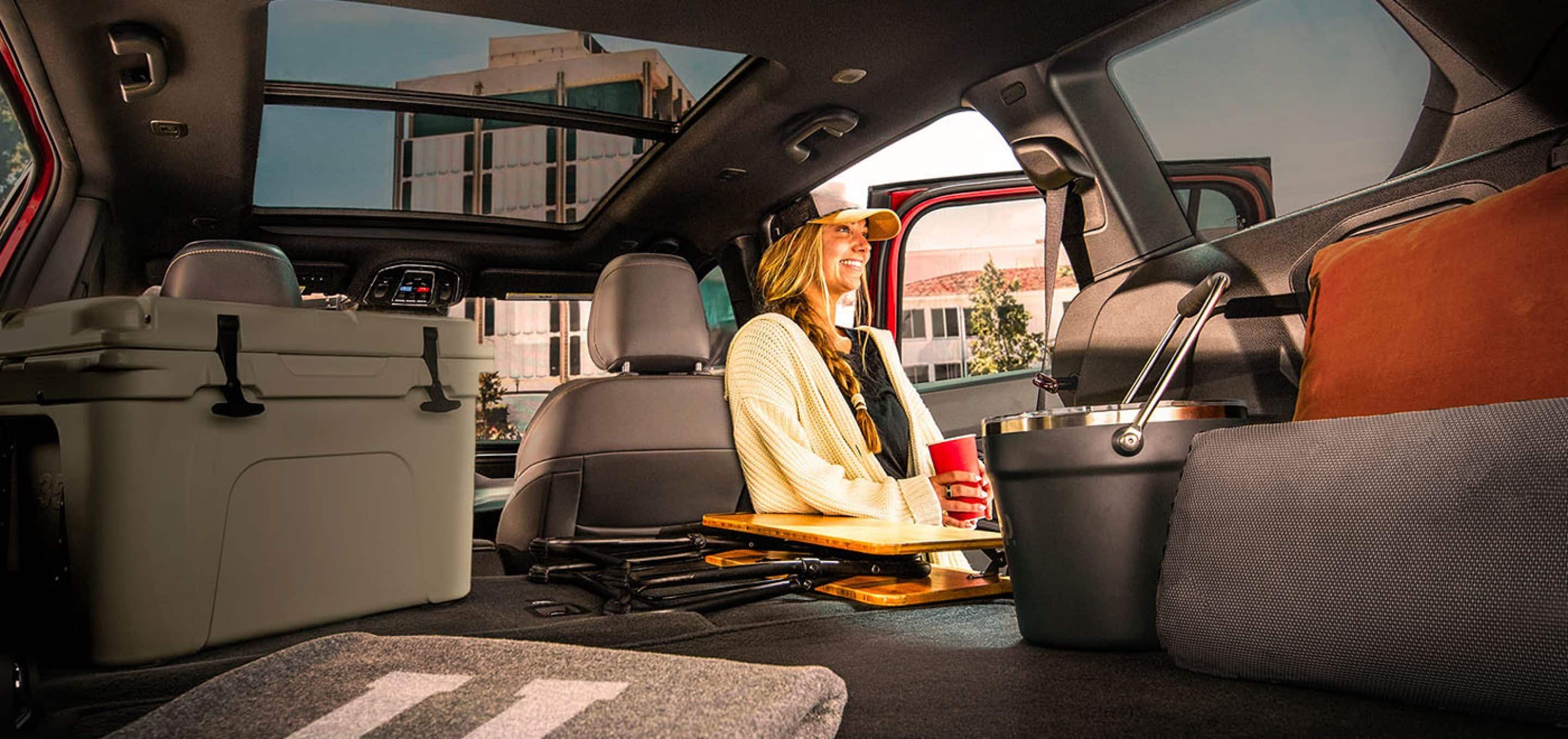 How does the interior improve passenger comfort for Blairsville families?