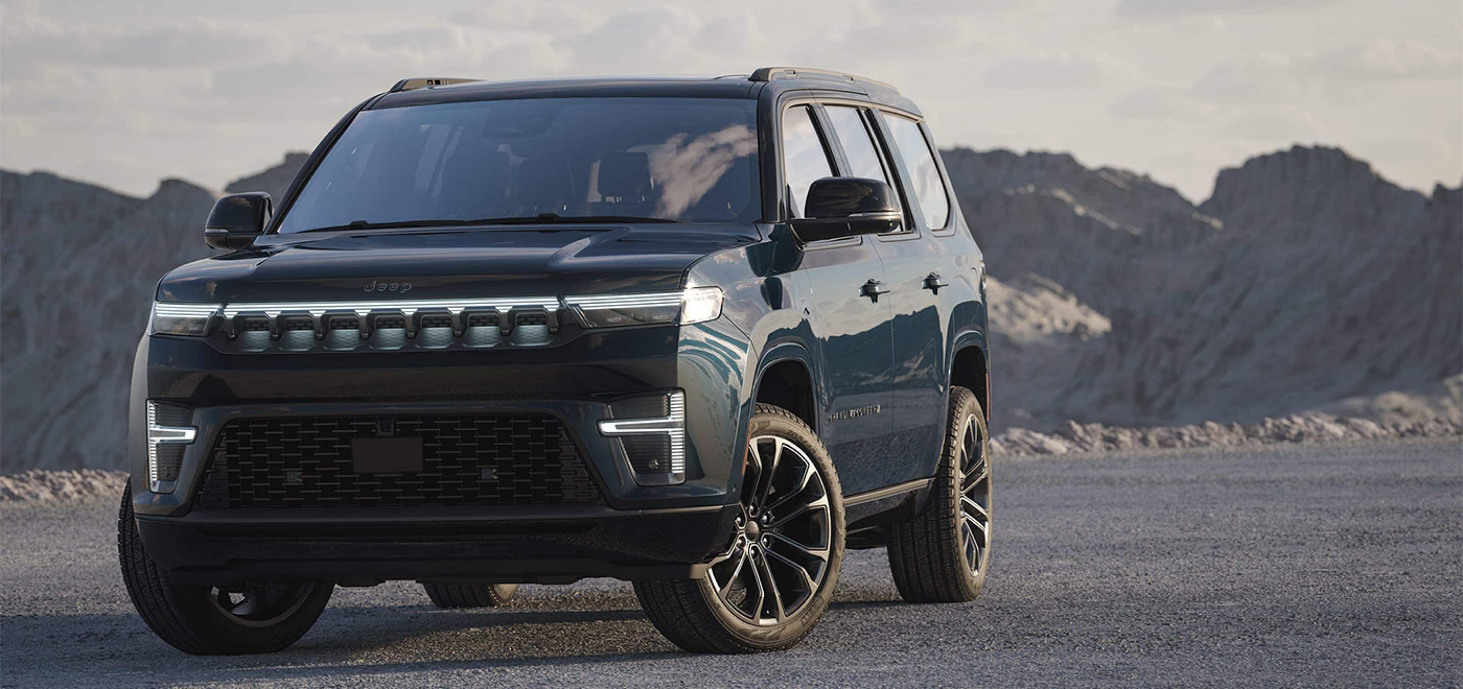 Explore the 2026 Jeep Grand Wagoneer Exterior Design