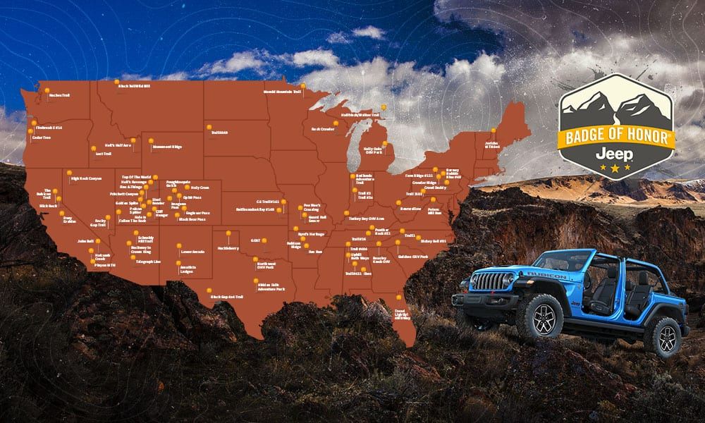 Jeep Badge of Honor Trails in Arkansas