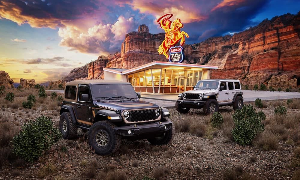 What is the Design of the 2027 Wrangler Laredo?