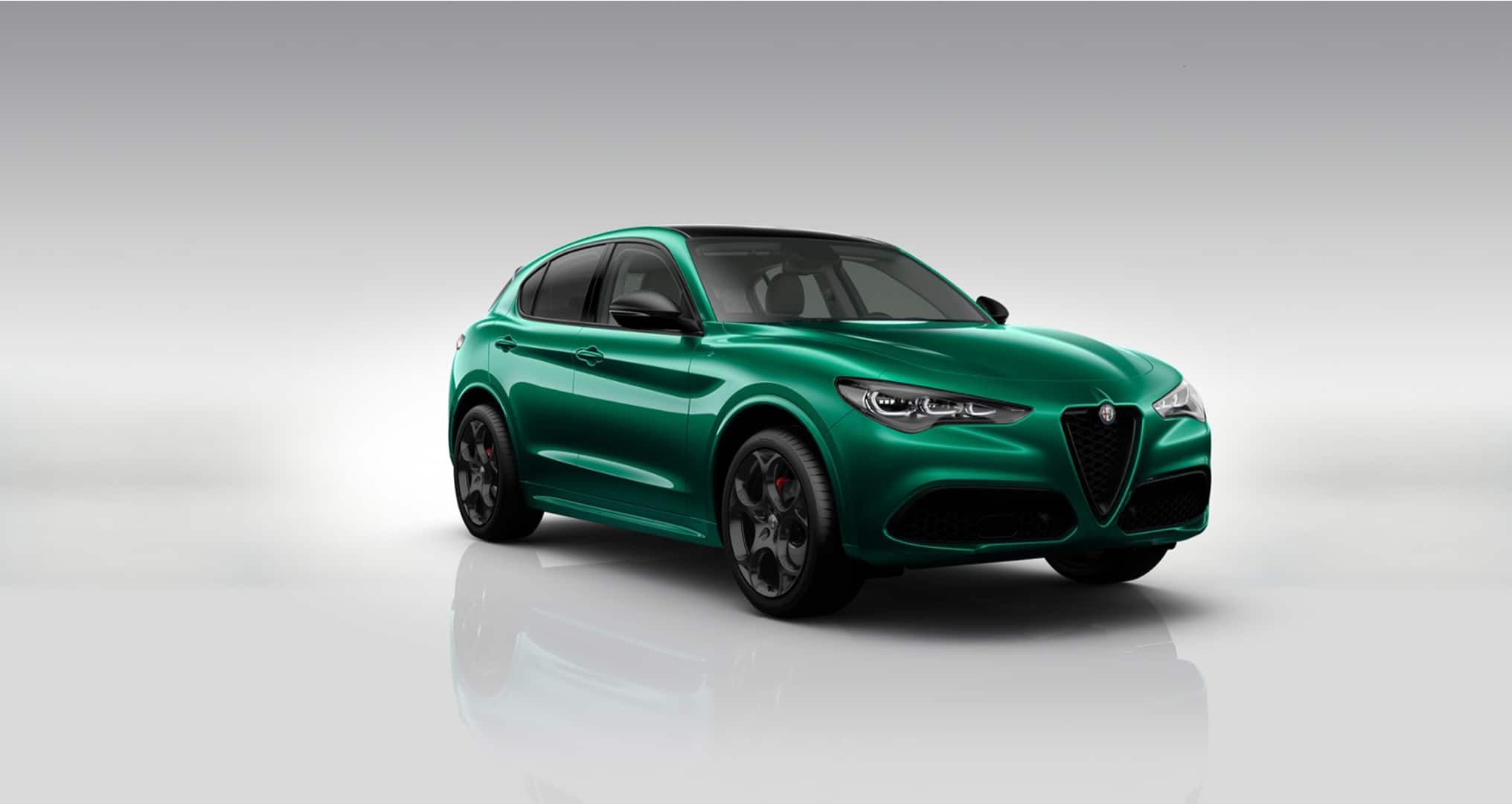 What is the most luxurious Stelvio model available at Alfa Romeo of Memphis?