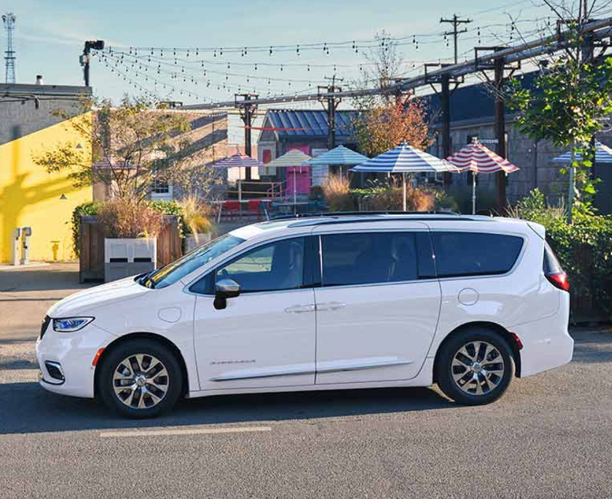 What hybrid power is available from the Pacifica PHEV?