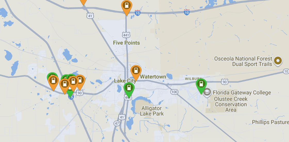 Where to Charge Your EV in Lake City, Florida?