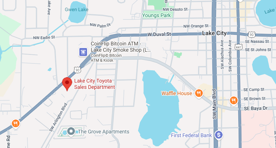Lake City Toyota's Easy-to-Reach Location