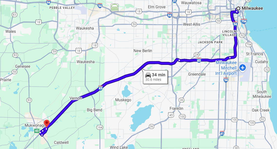 How to Get to Lynch Mukwonago from Milwaukee