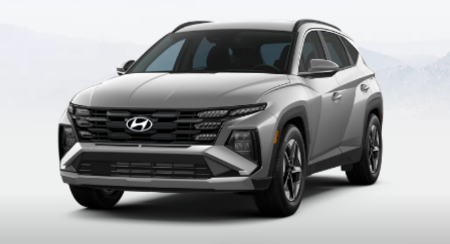 What exterior color choices come with the 2026 Tucson SEL?