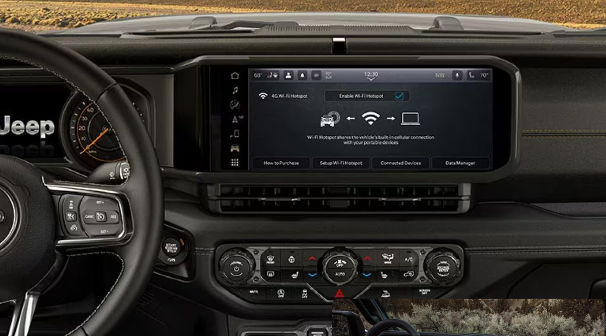 What other kind of tech can I enjoy with the Wrangler?