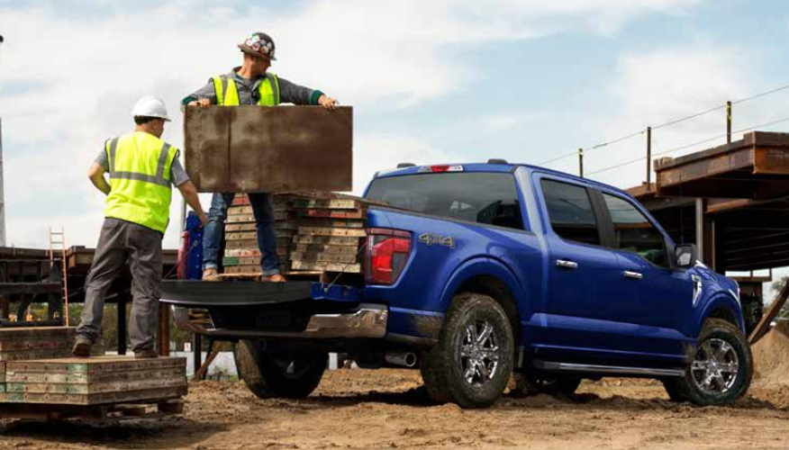 What towing capabilities come with the Ford truck options?