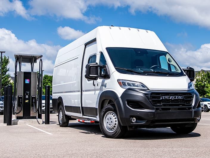 Ram ProMaster EV Charging Options