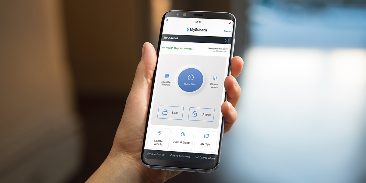 How To Use the MySubaru App