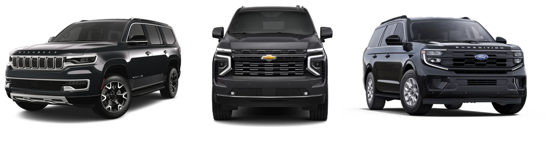 Jeep Wagoneer vs Expedition vs Suburban