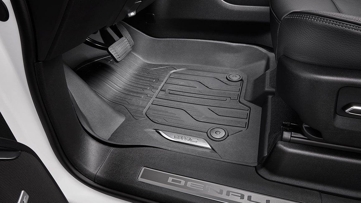 Keep your Yukon Denali clean with the Floor Liner Package!
